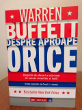 Warren Buffett, Despre aproape orice