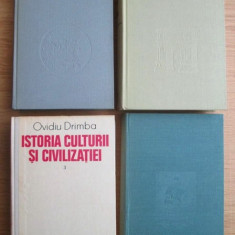 Ovidiu Drimba - Istoria culturii si civilizatiei 4 volume (1985-1995)