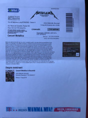 Bilet Metallica concert Bucuresti 14 august foto