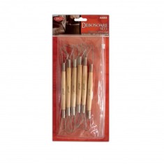 Accesorii modelaj - AA002 Debosoare set 6 DACO foto