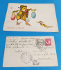 Carte Postala superba - datata 1931 - Sarbatori Pascale Christos a Inviat, Circulata, Sinaia, Printata