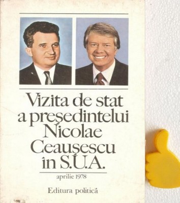 Vizita de stat a presedintelui Nicolae Ceausescu in S.U.A. foto