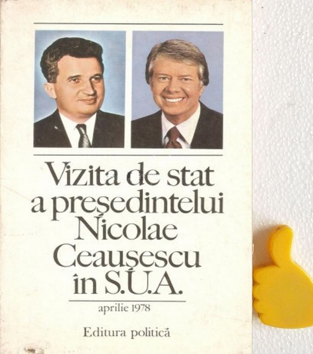 Vizita de stat a presedintelui Nicolae Ceausescu in S.U.A.