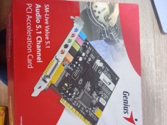 Placa audio 5.1 Genius foto