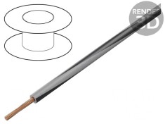 Cablu Litat Cu 1.5mm2 PVC Gri-Negru 450V/750V foto