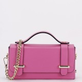 Cumpara ieftin Geanta mica fuchsia din piele naturala 1870 06