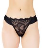Chilot Brazilian Dantela Luan Microfibra Negru, Invizibil, Marimi Personalizate (Alb,Bej,Rosu)