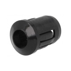 Suport pentru LED 5 mm monobloc neagra UL94V-2 L 12.5 mm FIX&amp;FASTEN