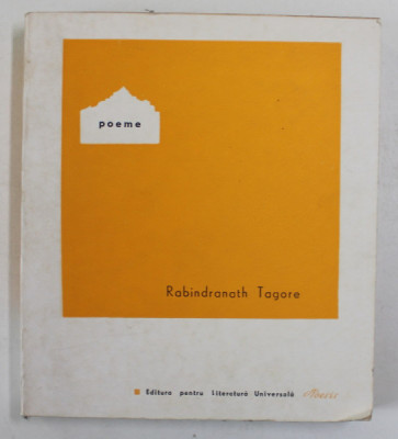 POEME de RABINDRANATH TAGORE , 1967 * EDITIE BROSATA foto