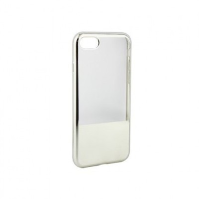 Husa Silicon ELECTROPLATE Sams A320 Galaxy A3 2017 Silver foto