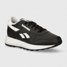 Reebok Classic sneakers din piele Classic Leather culoarea negru, 100074549