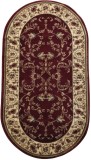 Covor Clasic, Lotos 523, Rosu, Oval, Diverse Dimensiuni, 1800 gr/mp - 50x80 cm