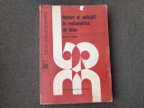 NOTIUNI SI APLICATII IN MATEMATICA DE LICEU NICOLAE GHERGHE BIBLIOTECA PROFESORULUI DE MATEMATICA