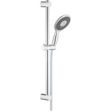 Coloana de dus Grohe Vitalio Rain 130 26112000, 1/2&amp;#039;&amp;#039;, universala, 600 mm, 4 pulverizari, furtun 1.75 m, crom
