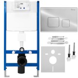 Cadru Set incastrat pentru vas WC cu buton F Crom