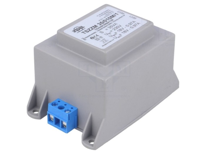 Transformator &icirc;ncapsulat 35VA 230V 18V