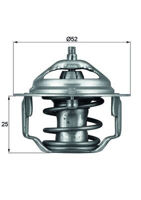 MAHLE TX 64 82 termostat,lichid racire