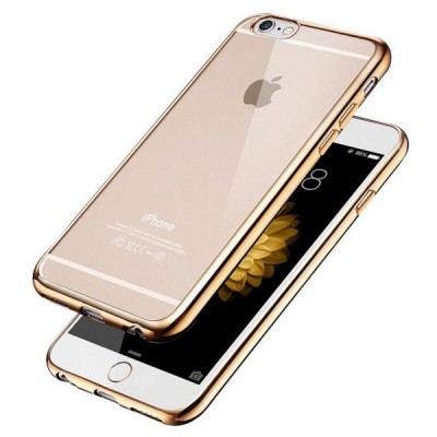 Husa MyStyle TPU Placata Gold pentru Apple iPhone 6 Plus / Apple iPhone 6S Plus foto