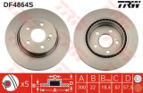 Disc frana MERCEDES E-CLASS Cabriolet (A207) (2010 - 2016) TRW DF4864S