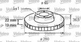 Disc frana VW GOLF IV Variant (1J5) (1999 - 2006) VALEO 186604