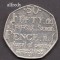Anglia, Marea Britanie, 2005 50 Pence, Comemorativa, Johnson&#039;s Dictionary
