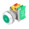 Intrerupator actionat prin apasare, 2 pozitii, 30mm, seria PFL30, AUSPICIOUS, PFL30-1O/C G, W/O LAMP, T234139
