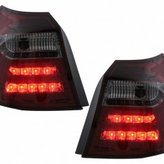 Stopuri LED Light Bar compatibil cu BMW Seria 1 E81 E87 (2004-08.2007) Rosu Fumuriu TLBME87RS