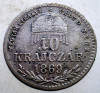 F.004 UNGARIA FERENCZ JOZSEF 10 KRAJCZAR 1869 KB, Europa, Argint