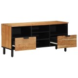 vidaXL Dulap TV, 100x33,5x46 cm, lemn masiv acacia