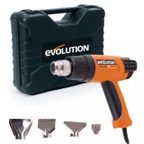 Pistol profesional cu aer cald 2000W Evolution HDG200 50-630&deg;C cu LCD