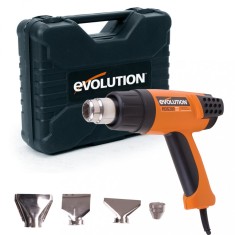Pistol profesional cu aer cald 2000W Evolution HDG200 50-630&deg;C cu LCD