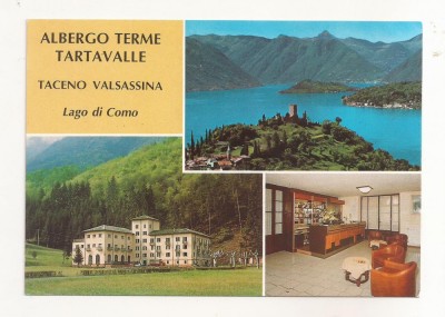 FA71-Carte Postala- ITALIA - Albergo Terme Tartavalle, Lago di Como, 1990 foto