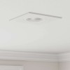 VidaXL Spoturi &icirc;ncastrate 6 buc pătrat GU10 alb 91x91 mm