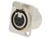 Conector XLR Soclu Mamă Argint 7.5A NC6FD-LX, Neutrik