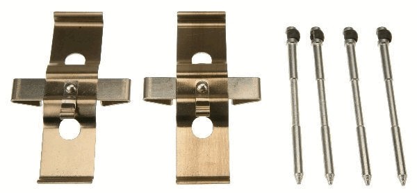 TRW PFK633 Set accesorii, placute frana