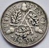 3 Pence Argint 1934 Marea Britanie George V, KM#813, Moneda Argint Straine