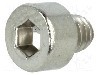 Surub M4, 4mm, otel inoxidabil A2, pas filet 0,7, KRAFTBERG - M4X4/D912-A2
