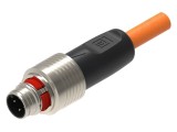 Cablu LUMBERG AUTOMATION M12 4 pini drept 3m pentru senzori și automatizări PP12M-MSSV4A-0182-0300
