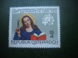 HOPCT TIMBRE MNH 569 SF APOLLONIA -PATROANA DENTISTILOR 1982 -1 VAL AUSTRIA
