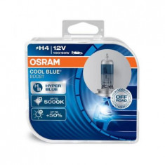 SET BECURI OSRAM COOL BLUE BOOST H4 12V 100/90W OSR62193 CBB-HCB foto