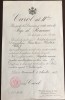 Brevet pentru Medalia Răsplata muncii - Lct.-Colonel: R&acirc;mboru Niculae din 1937