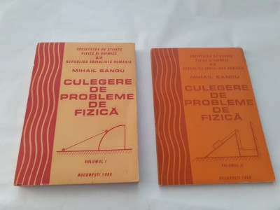 Culegere de probleme de fizica Mihail Sandu RF21/3 foto
