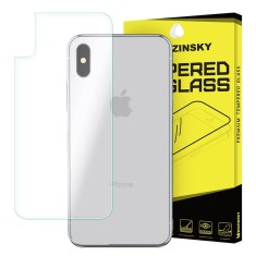 Folie Compatibila cu iPhone X, Sticla Securizata 9H, Pentru Spate, Wozinsky foto