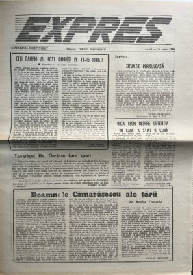 Expres, nr. 30, august 1990 foto