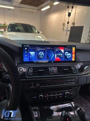 Navigatie Android Dedicata BMW Seria 5 F10 F11 (2011-2017), 14.9 Inch, 8Gb Ram, 256Gb Stocare, Bluetooth, WiFi, Waze Performance AutoTuning foto