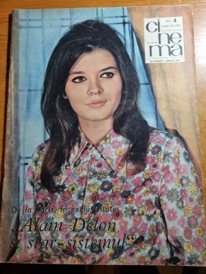 cinema aprilie 1969-alain delon,dan nutu,florin piersic foto