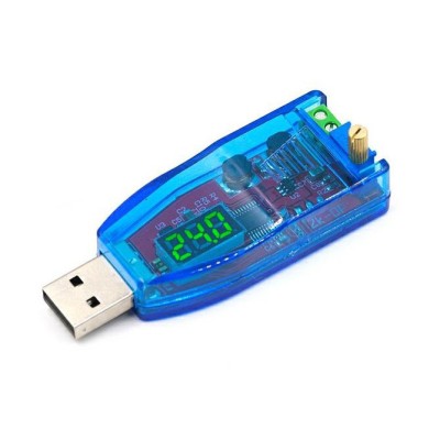 USB DC-DC converter step-up / step-down, IN: 5V, OUT: 1-24V (3W max) (DC919) foto