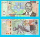 Bahamas (p#77) 1 Dollar 2017 aUNC- &#039;Poliția Regala&#039; serie: AC0552801