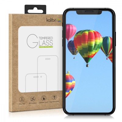 Folie de protectie pentru Apple iPhone XS Max, kalibri, Fata, Negru, 45962.01 foto