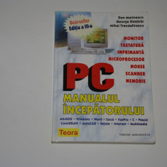 PC Manualul incepatorului - Marinescu